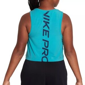 Nike Girls' Pro Dri-FIT Training Tank Top, dusty cactus, NWT
